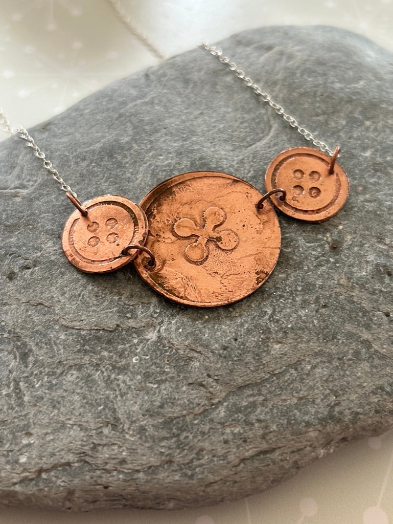 button necklaces - The Argentum Design Co