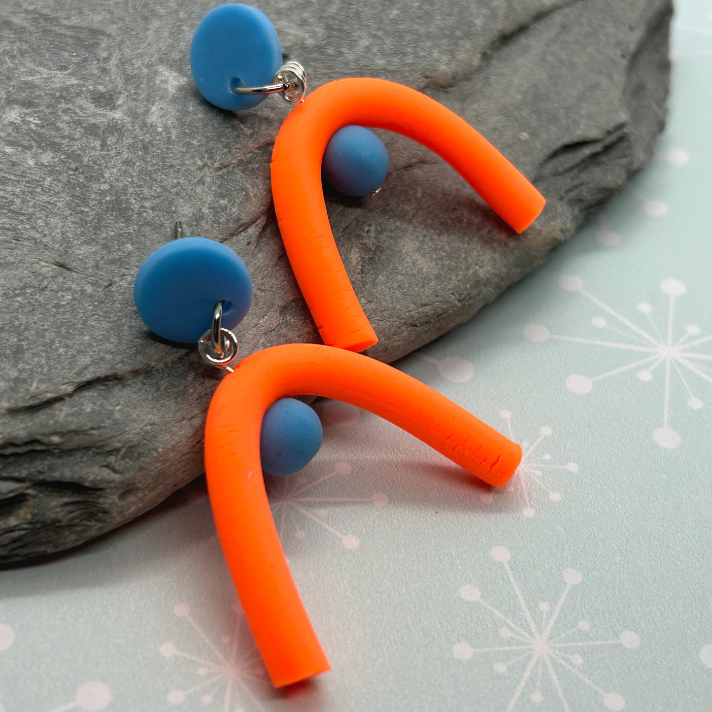 Archie - Colourful Arch Shape Earrings - The Argentum Design Co