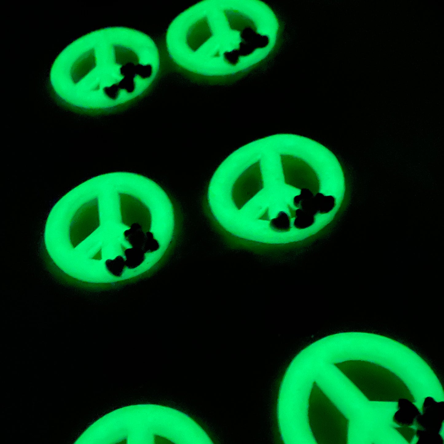 Bruce - peace love and harmony earrings - The Argentum Design Co