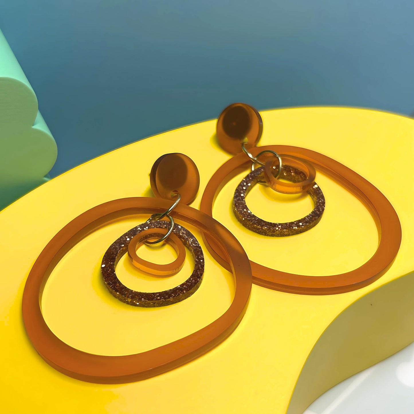 Wonky Hoops - The Acrylic Edit - The Argentum Design Co