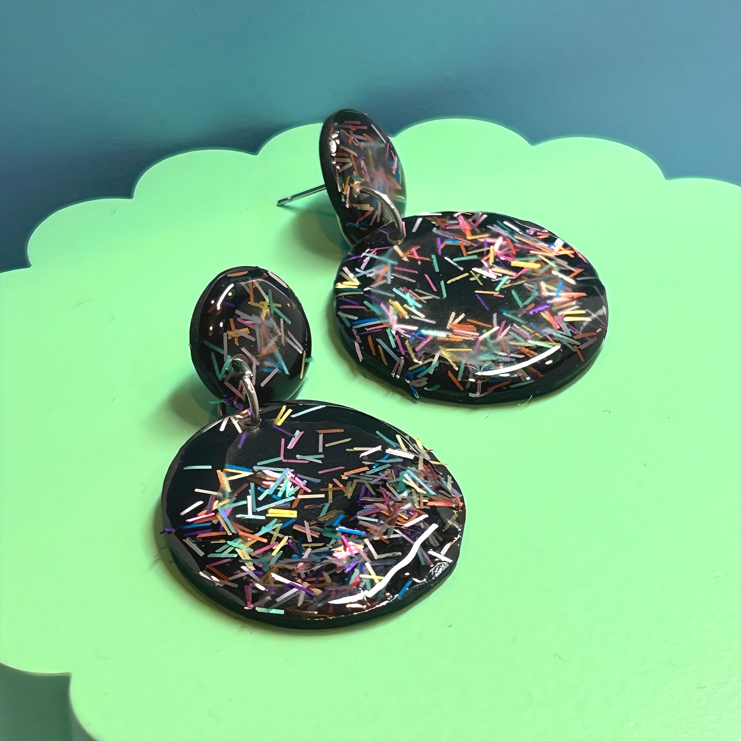Glitterati super shiny earrings