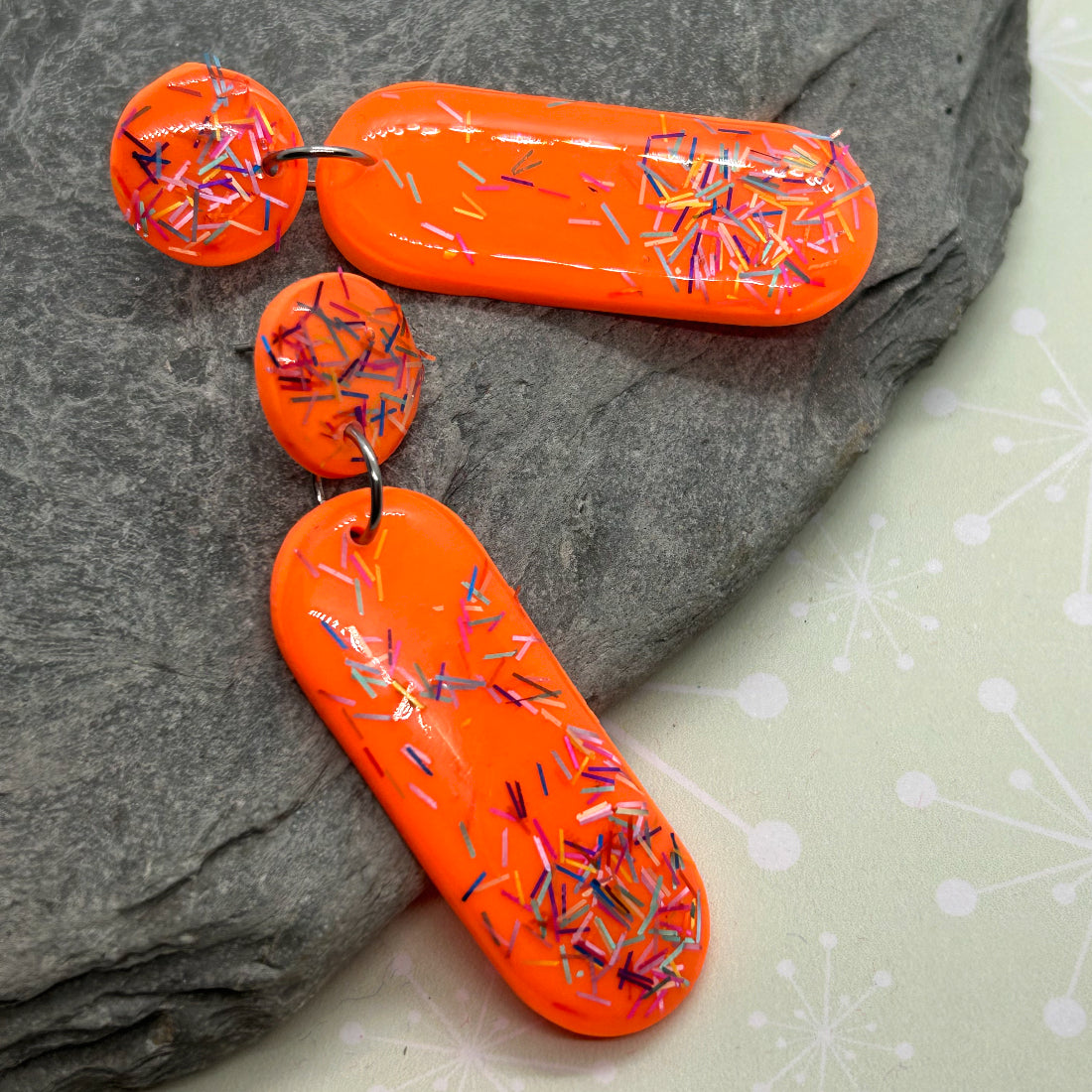 Glitterati super shiny earrings - The Argentum Design Co