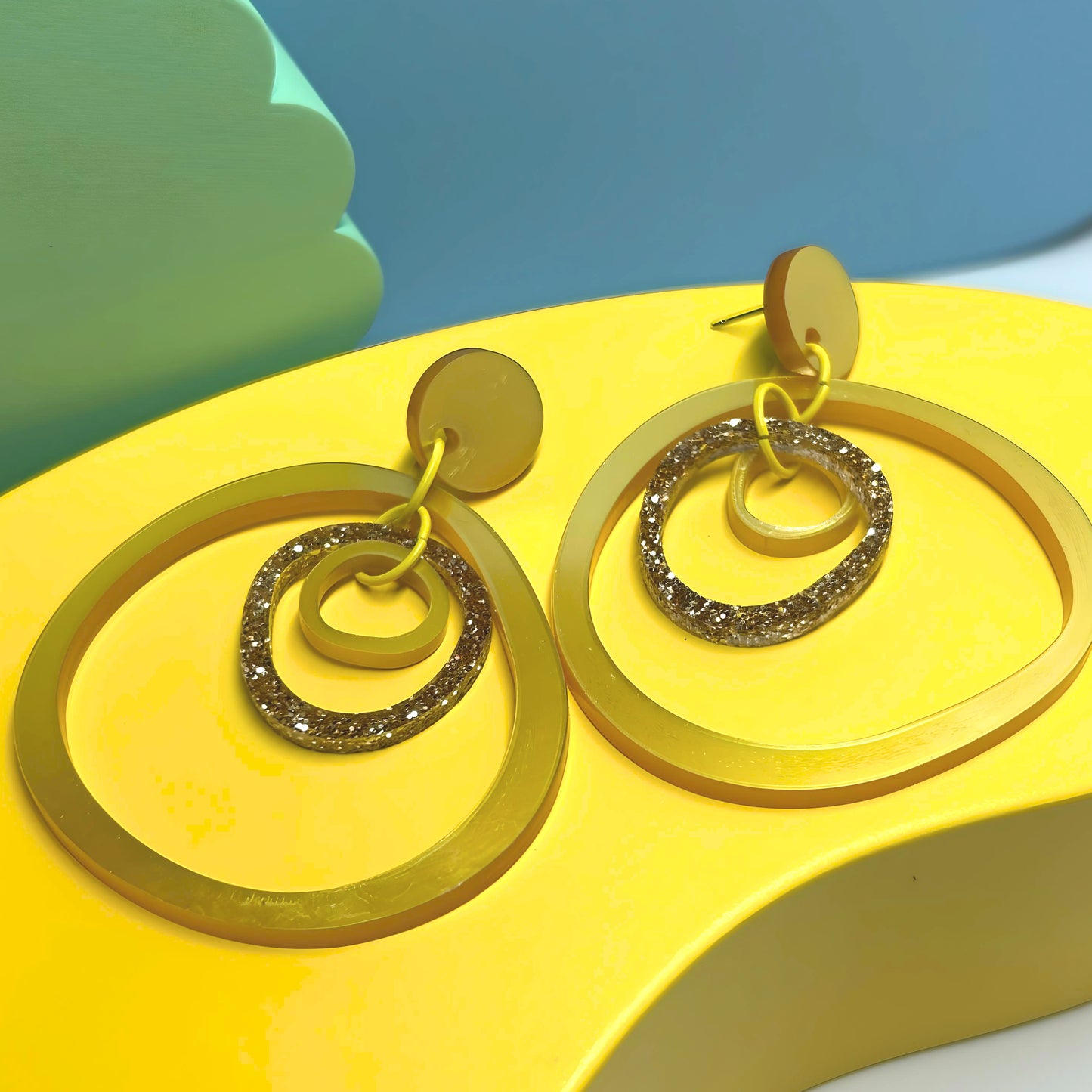 Wonky Hoops - The Acrylic Edit - The Argentum Design Co