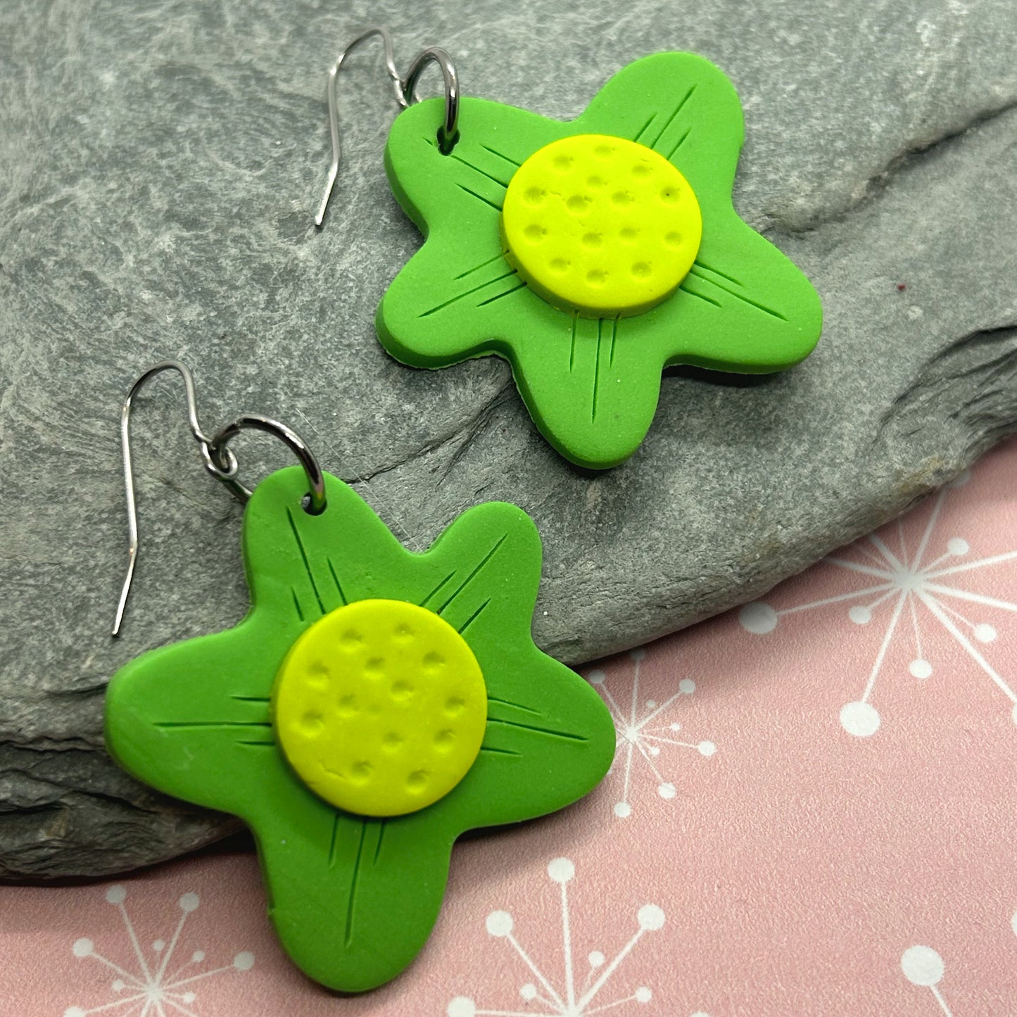 Large Daisy Earrings - The Argentum Design Co