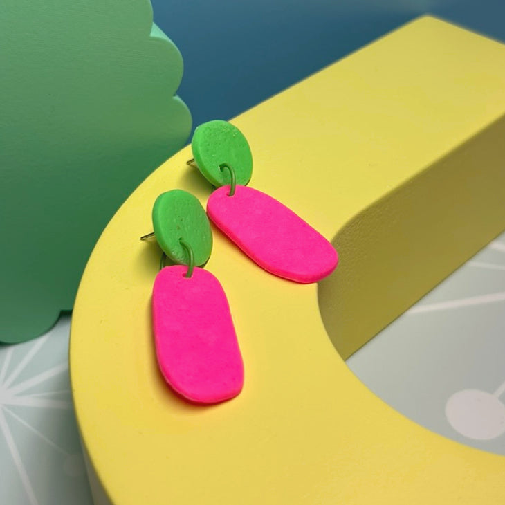 Ken Colour Block earrings - The Argentum Design Co