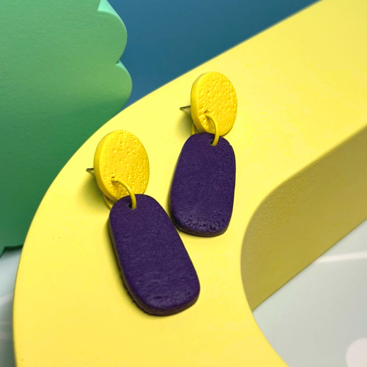Ken Colour Block earrings