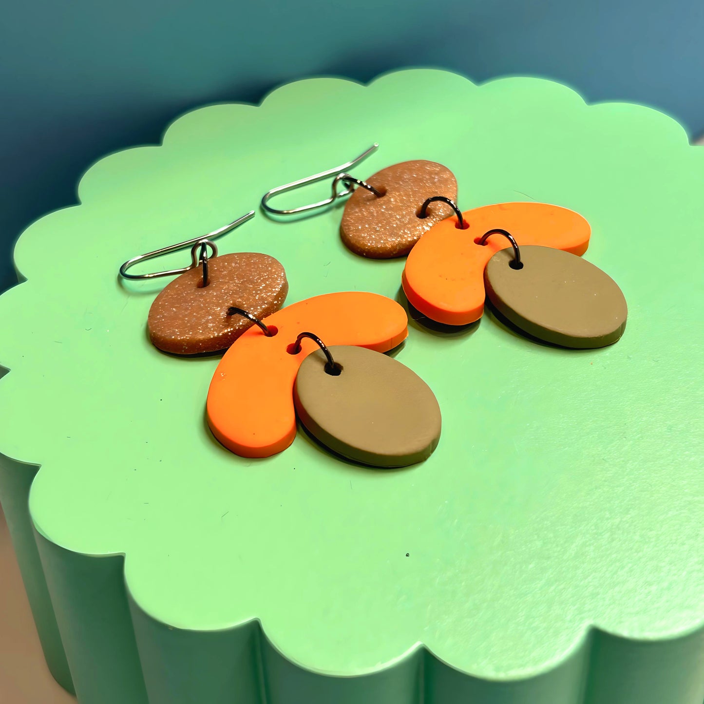 Petals Wire Dangle Earrings