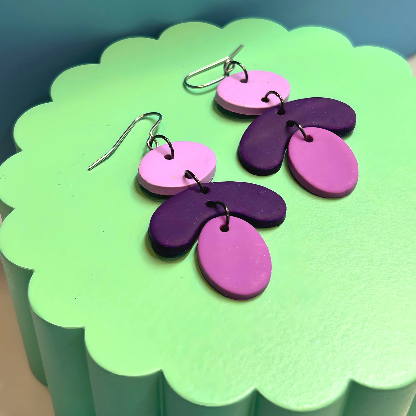 Petals Wire Dangle Earrings
