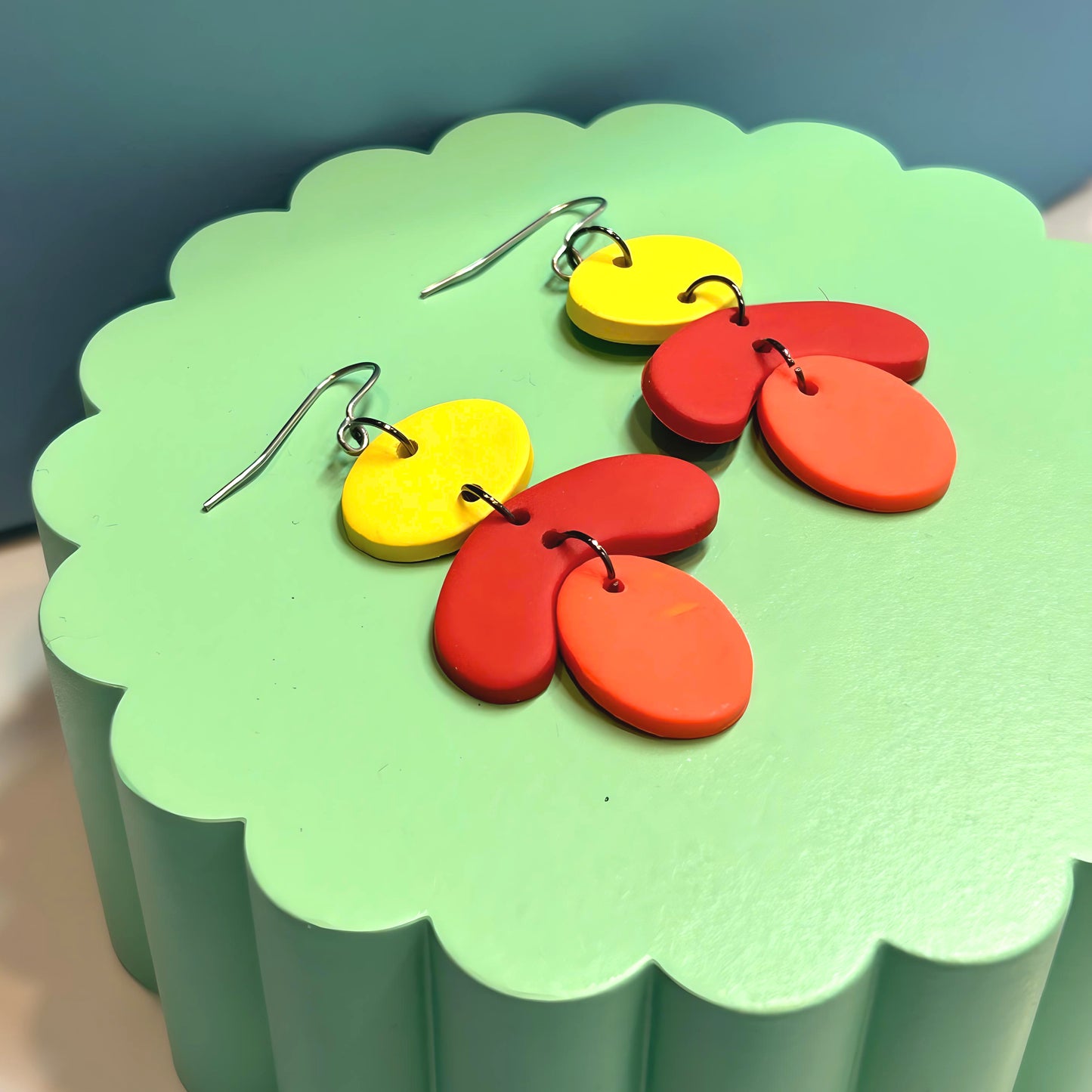 Petals Wire Dangle Earrings