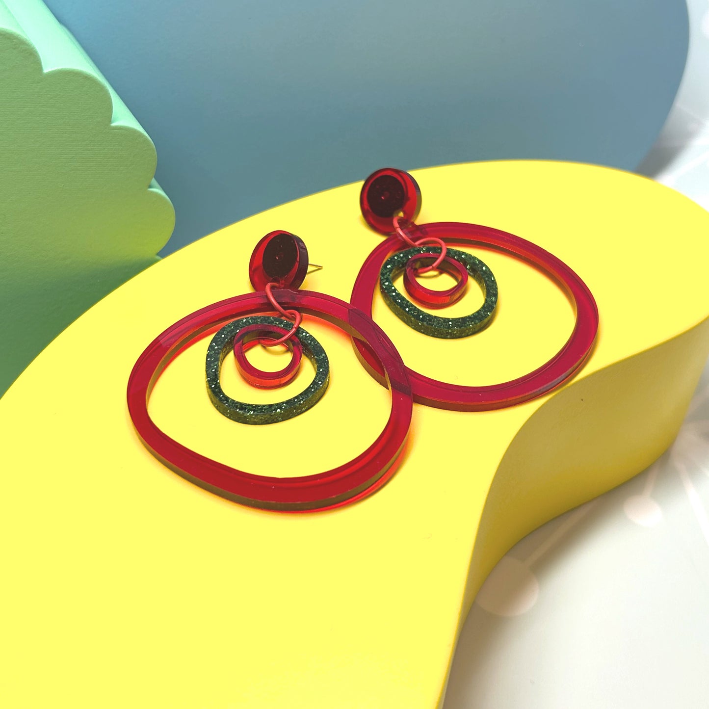 Wonky Hoops - The Acrylic Edit - The Argentum Design Co