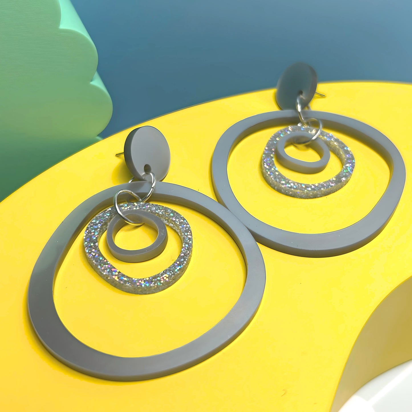 Wonky Hoops - The Acrylic Edit - The Argentum Design Co