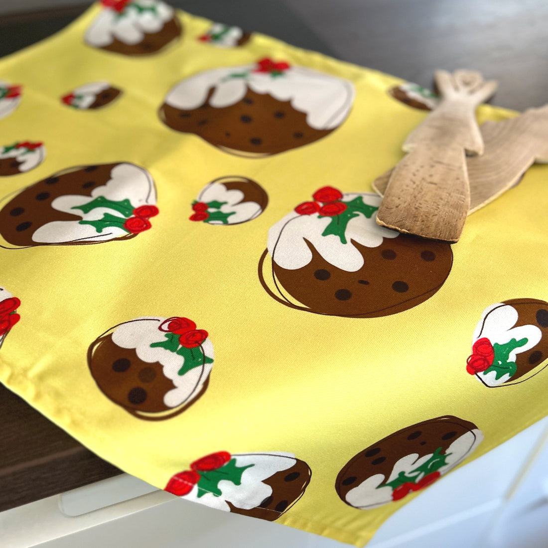 Christmas Pudding Tea Towel - The Argentum Design Co