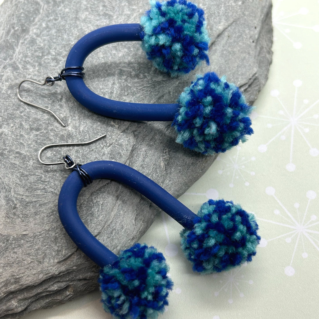 Pompidous Pom Pom Earrings - The Argentum Design Co