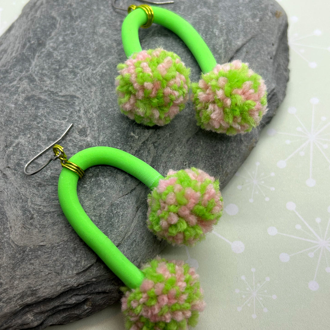 Pompidous Pom Pom Earrings - The Argentum Design Co
