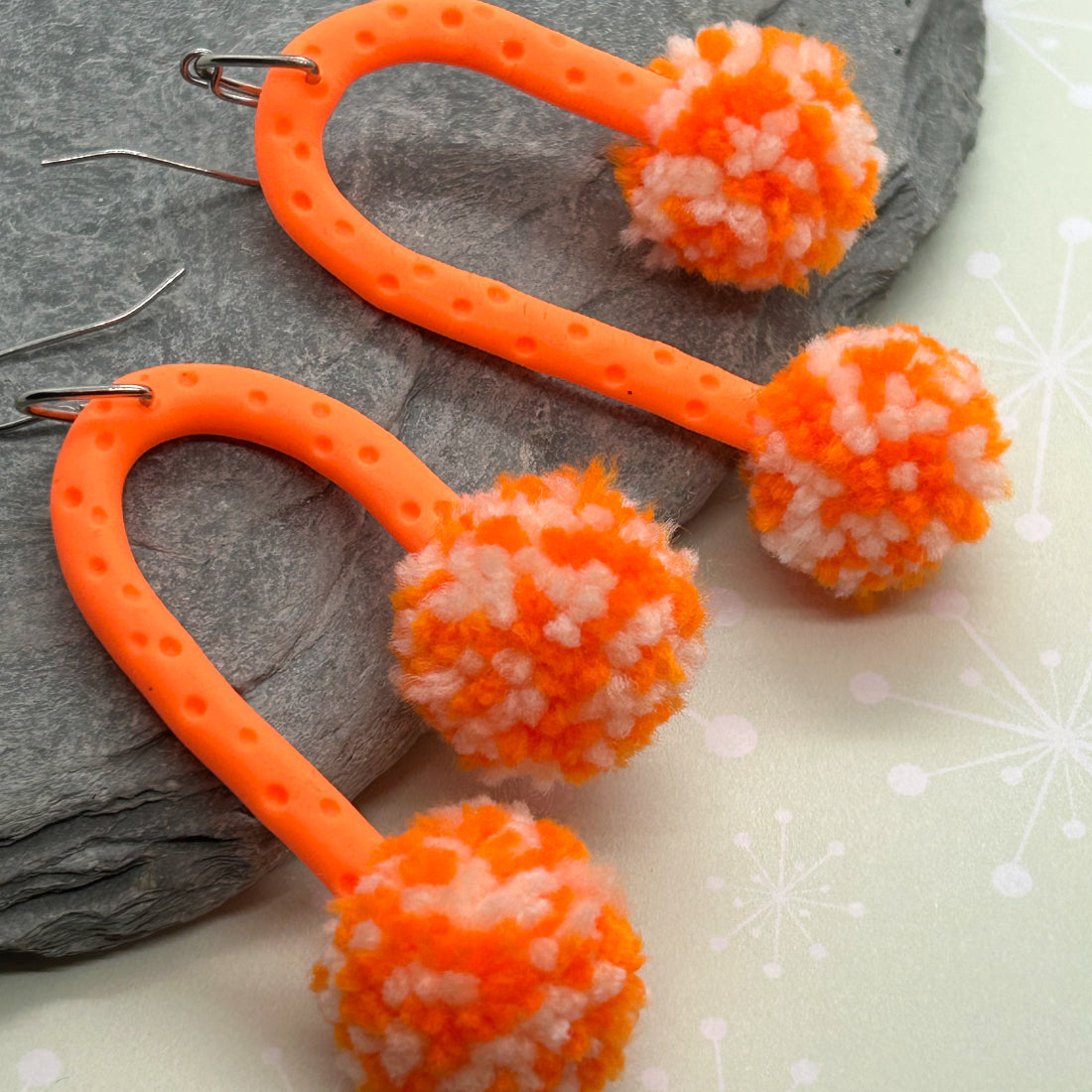 Pompidous Pom Pom Earrings - The Argentum Design Co