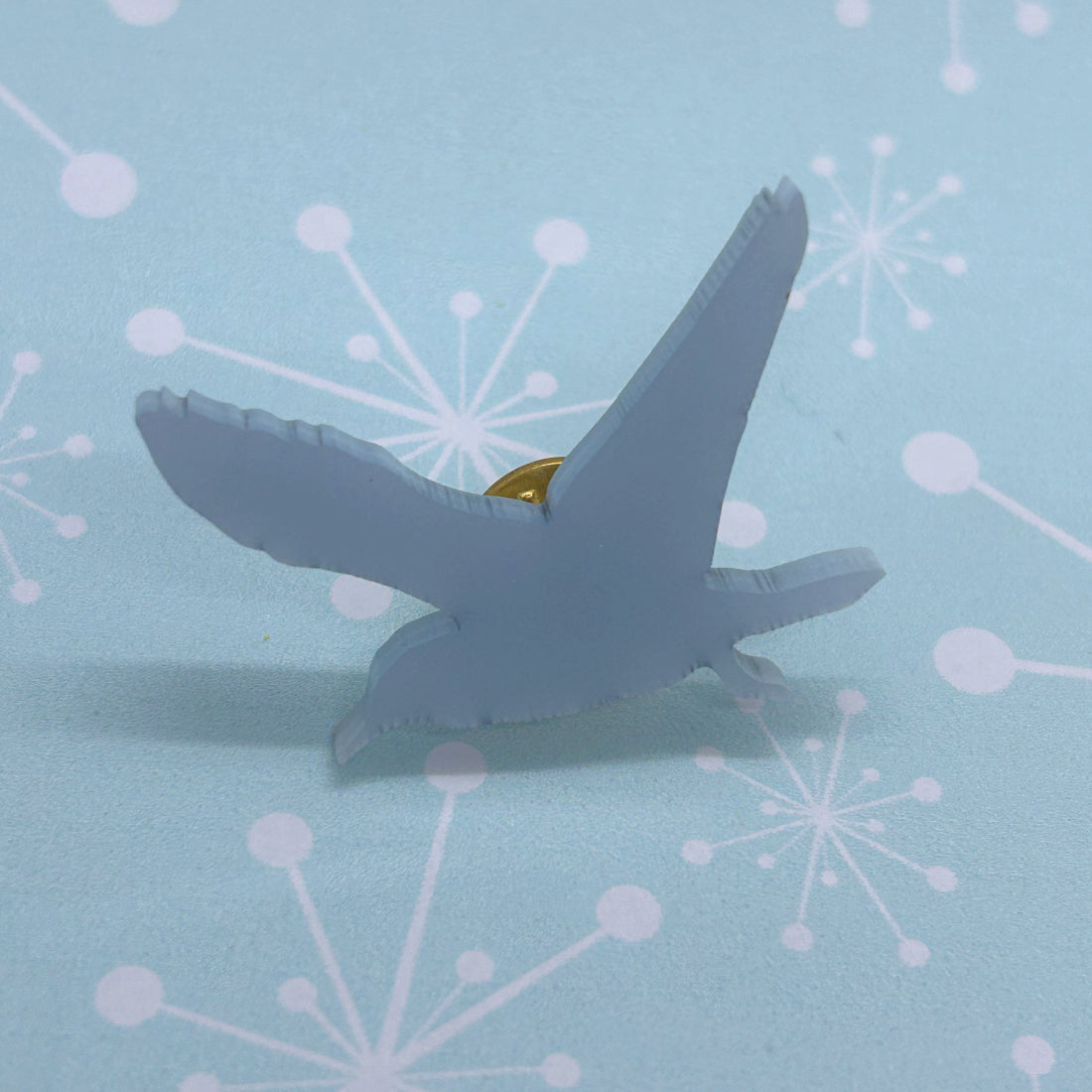 Acrylic Seagull necklaces and brooches - The Argentum Design Co