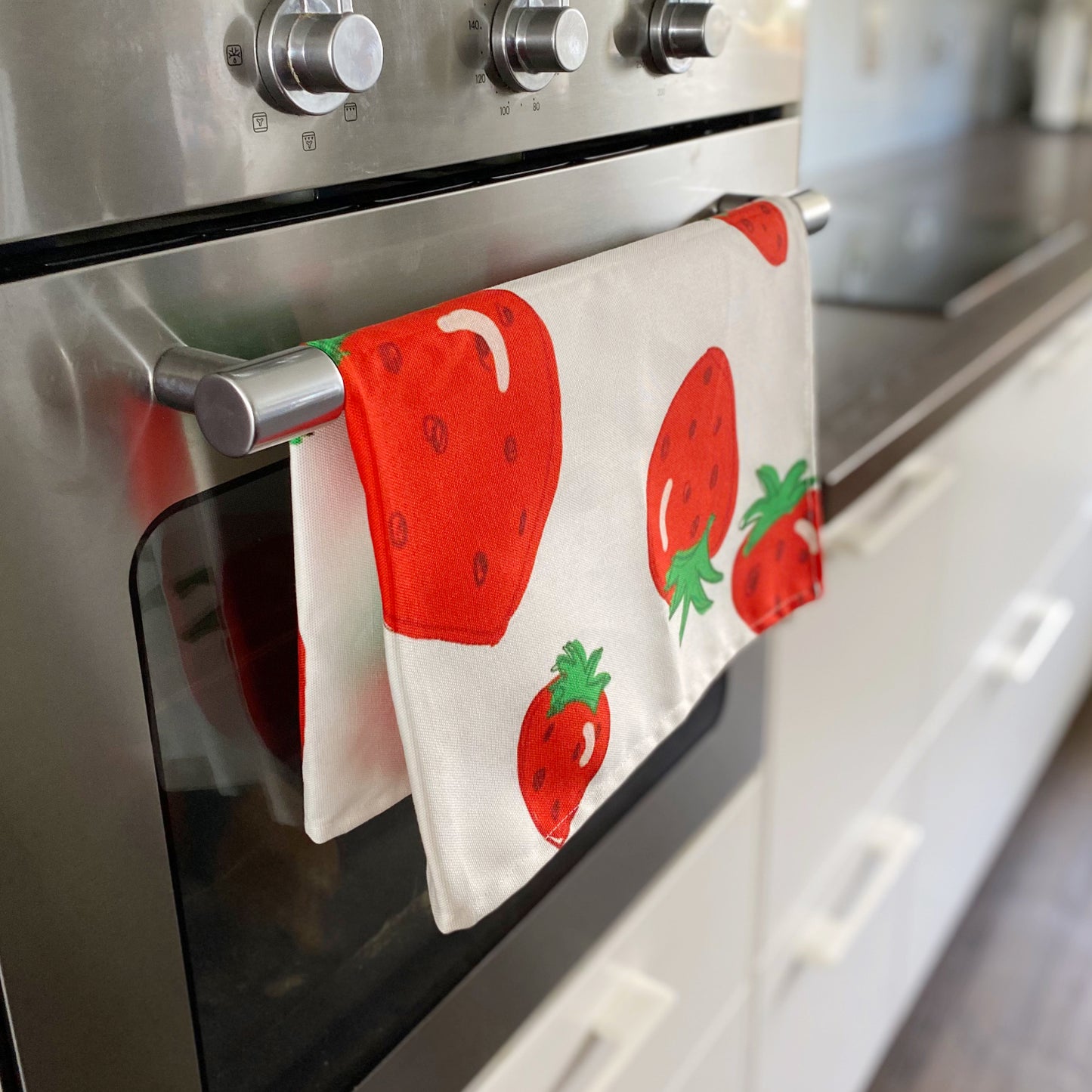 Strawberry Tea Towel - The Argentum Design Co