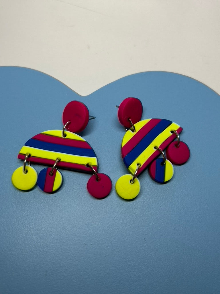 stripe semi circles - The Argentum Design Co