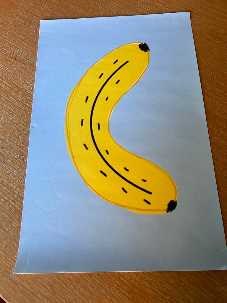 A3 Seconds Banana Print - The Argentum Design Co