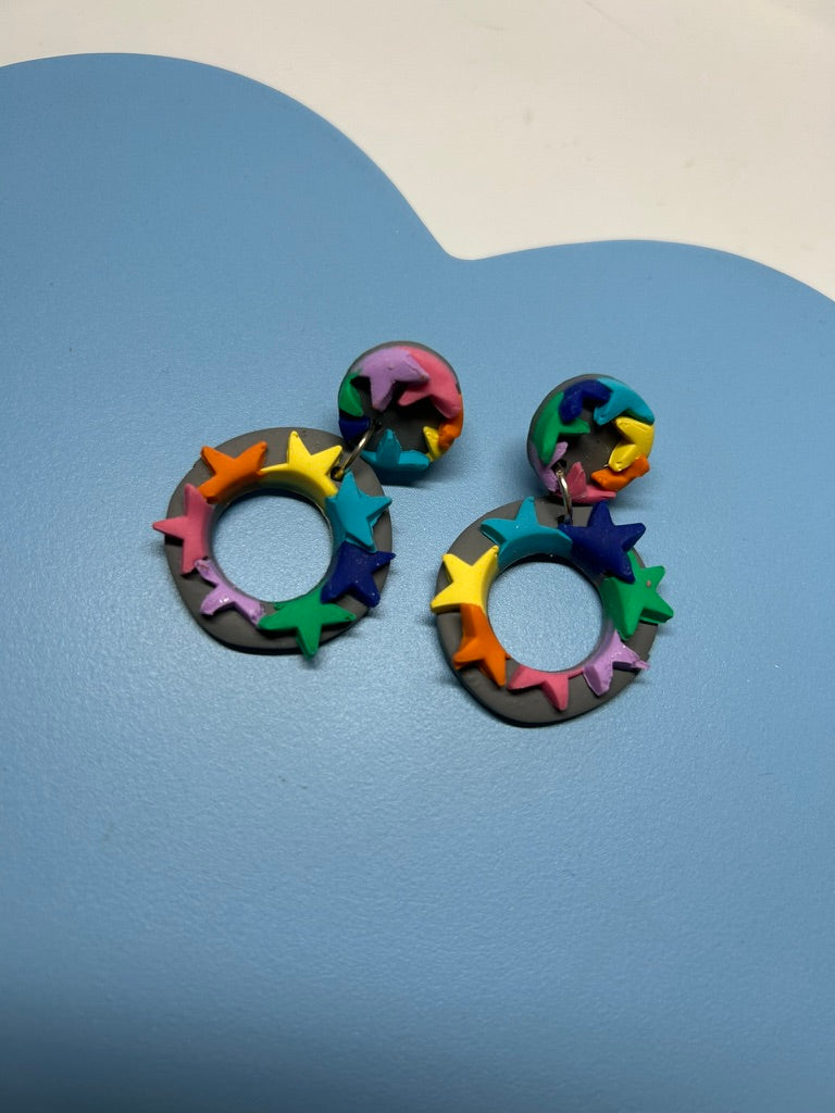 star hoops small - The Argentum Design Co