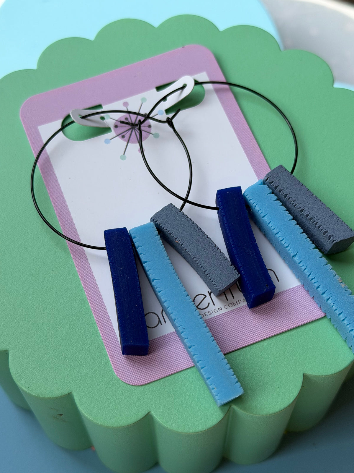 line hoops and necklaces