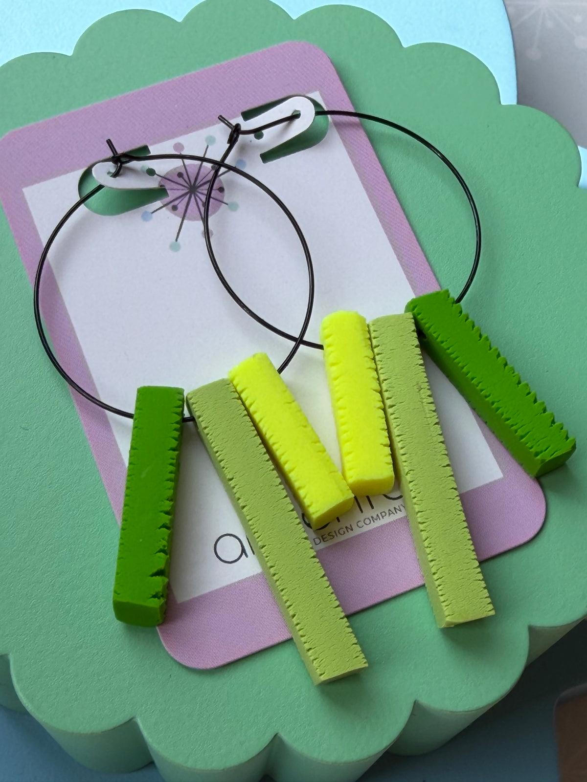 line hoops and necklaces