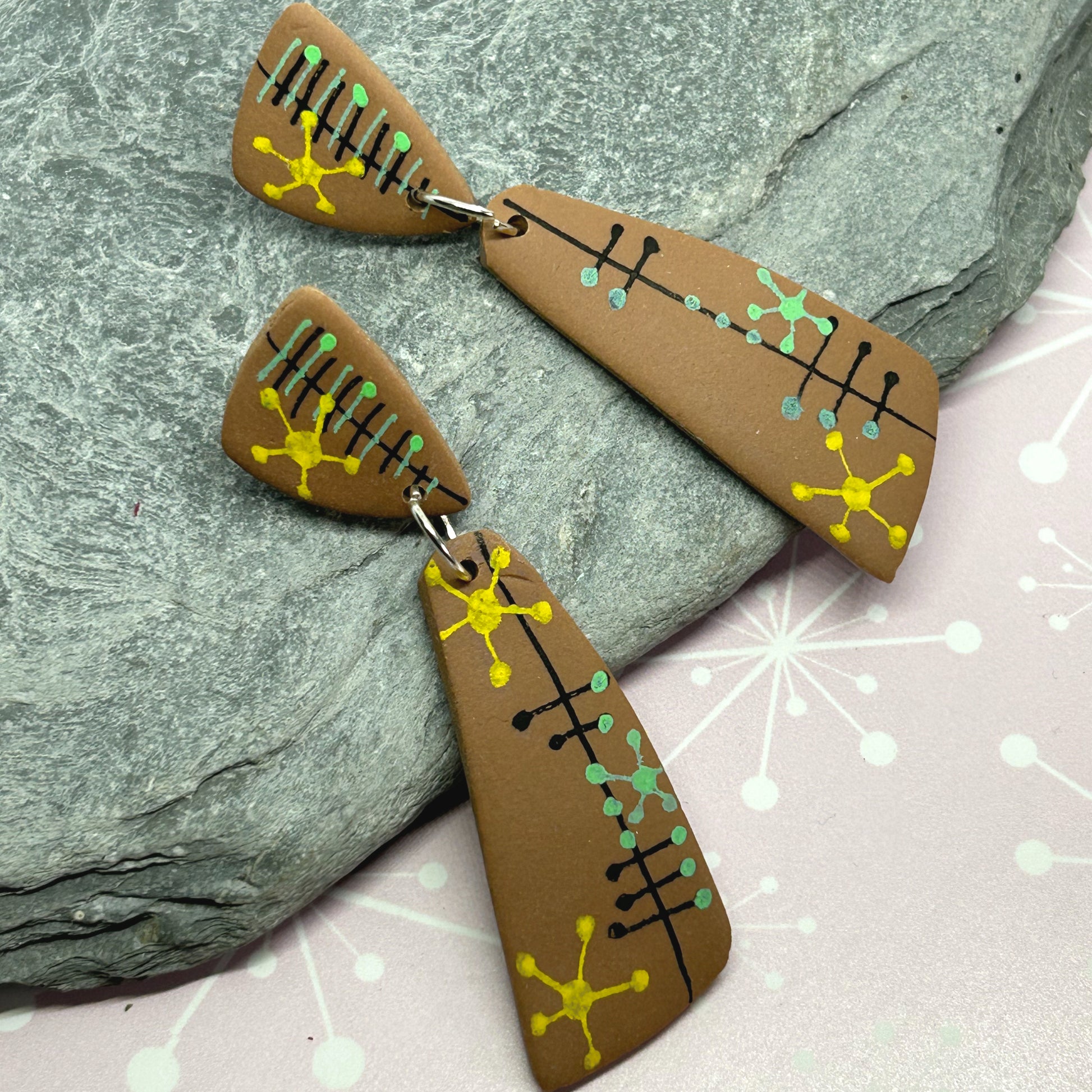 Atomic Earrings - The Argentum Design Co