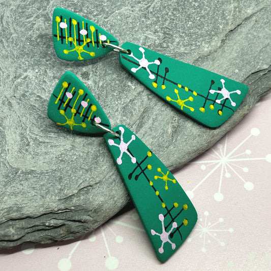 Atomic Earrings - The Argentum Design Co