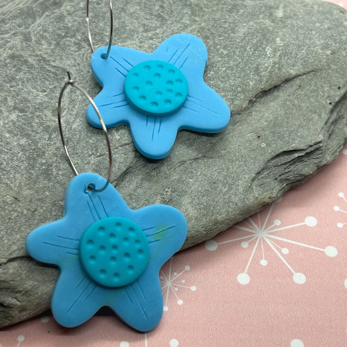 Large Daisy Earrings - The Argentum Design Co