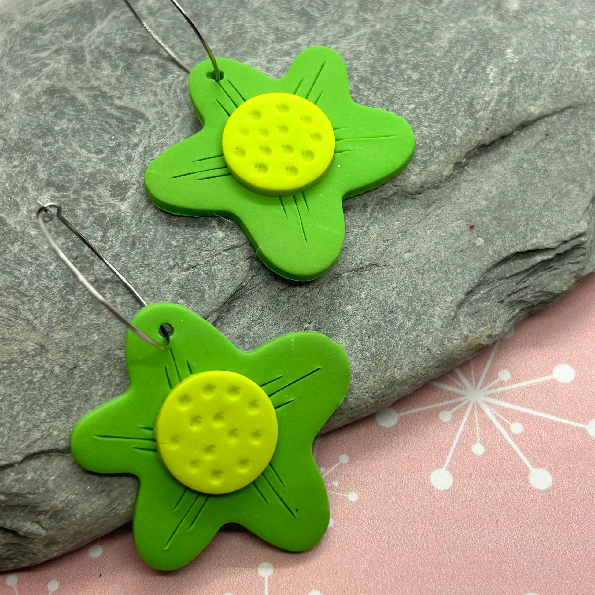 Large Daisy Earrings - The Argentum Design Co
