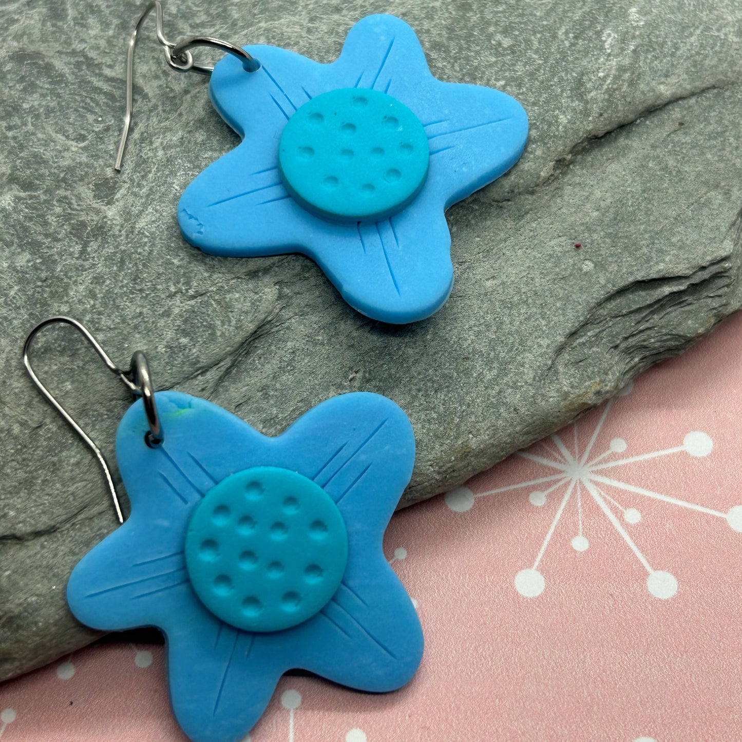 Large Daisy Earrings - The Argentum Design Co