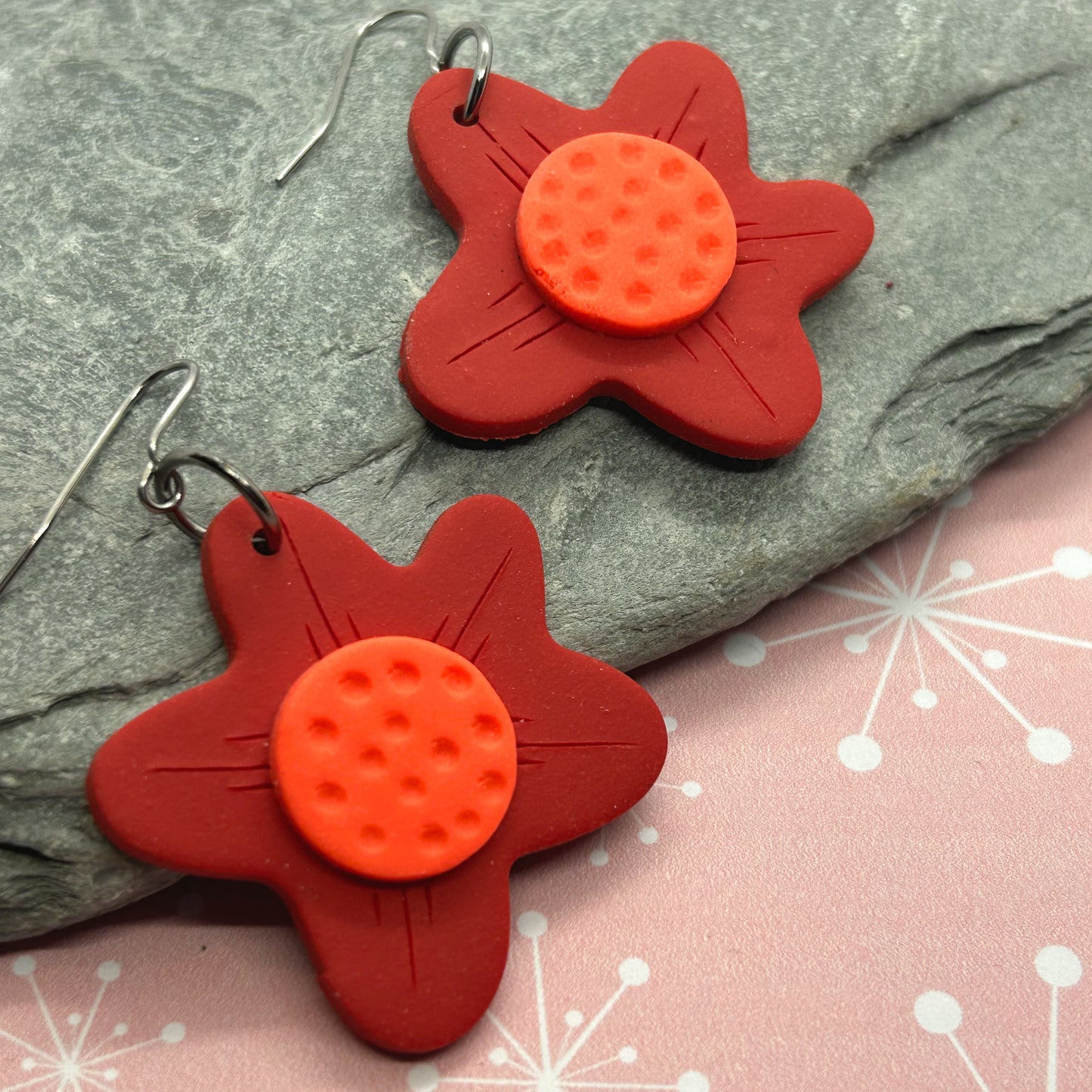 Large Daisy Earrings - The Argentum Design Co