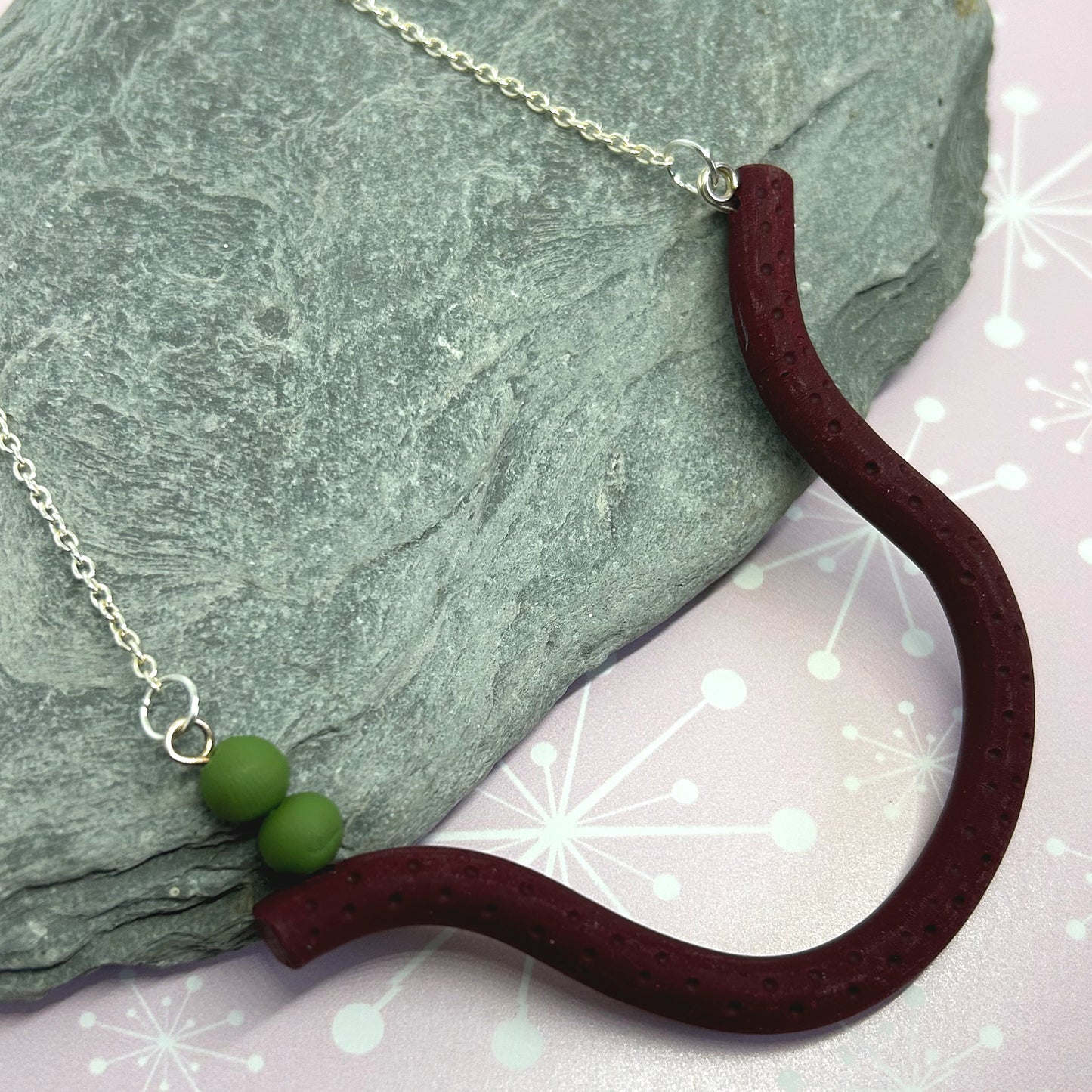 Dotty wiggle Necklace - The Argentum Design Co