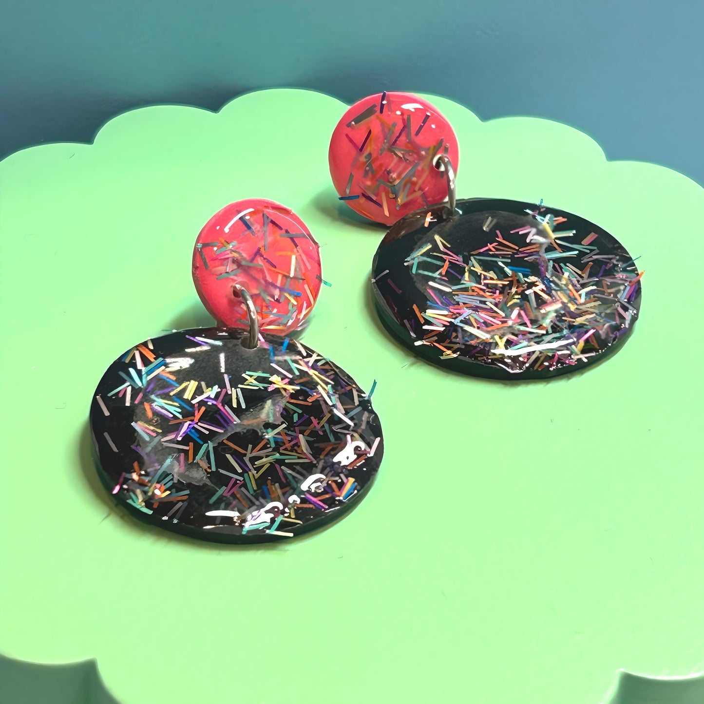 Glitterati super shiny earrings