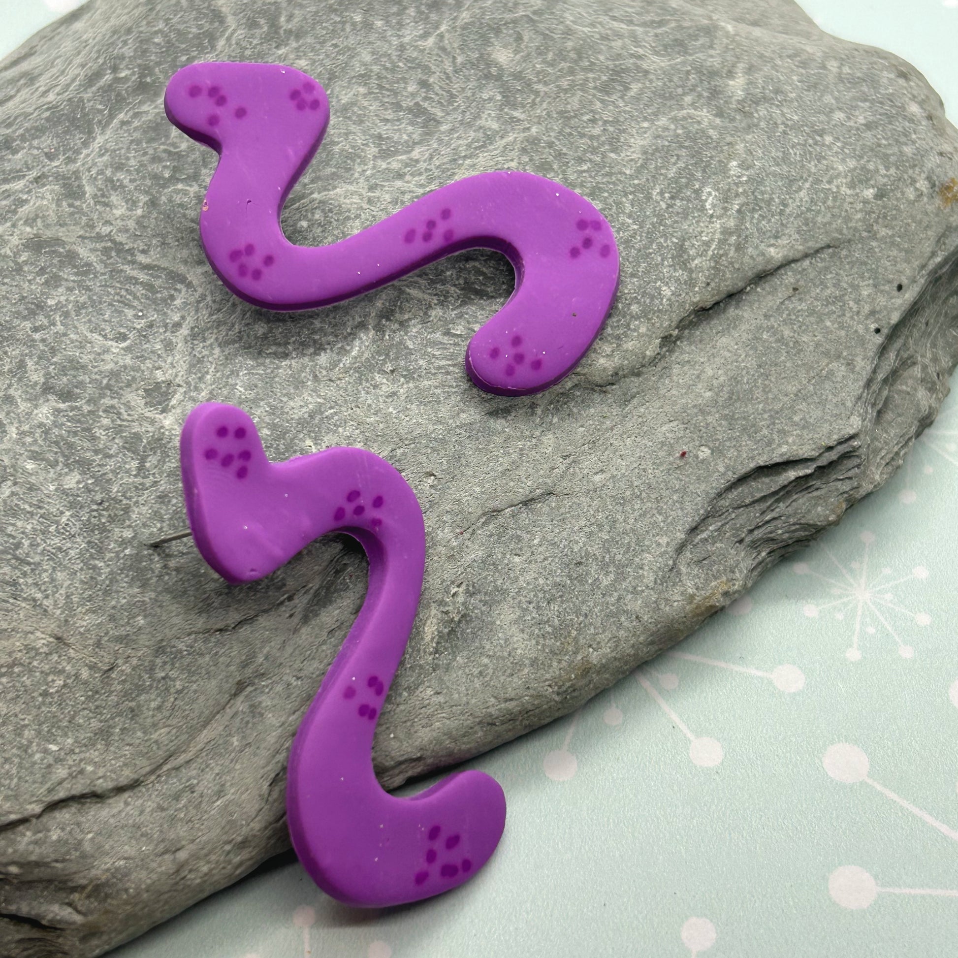 Jelly Snake Studs - The Argentum Design Co