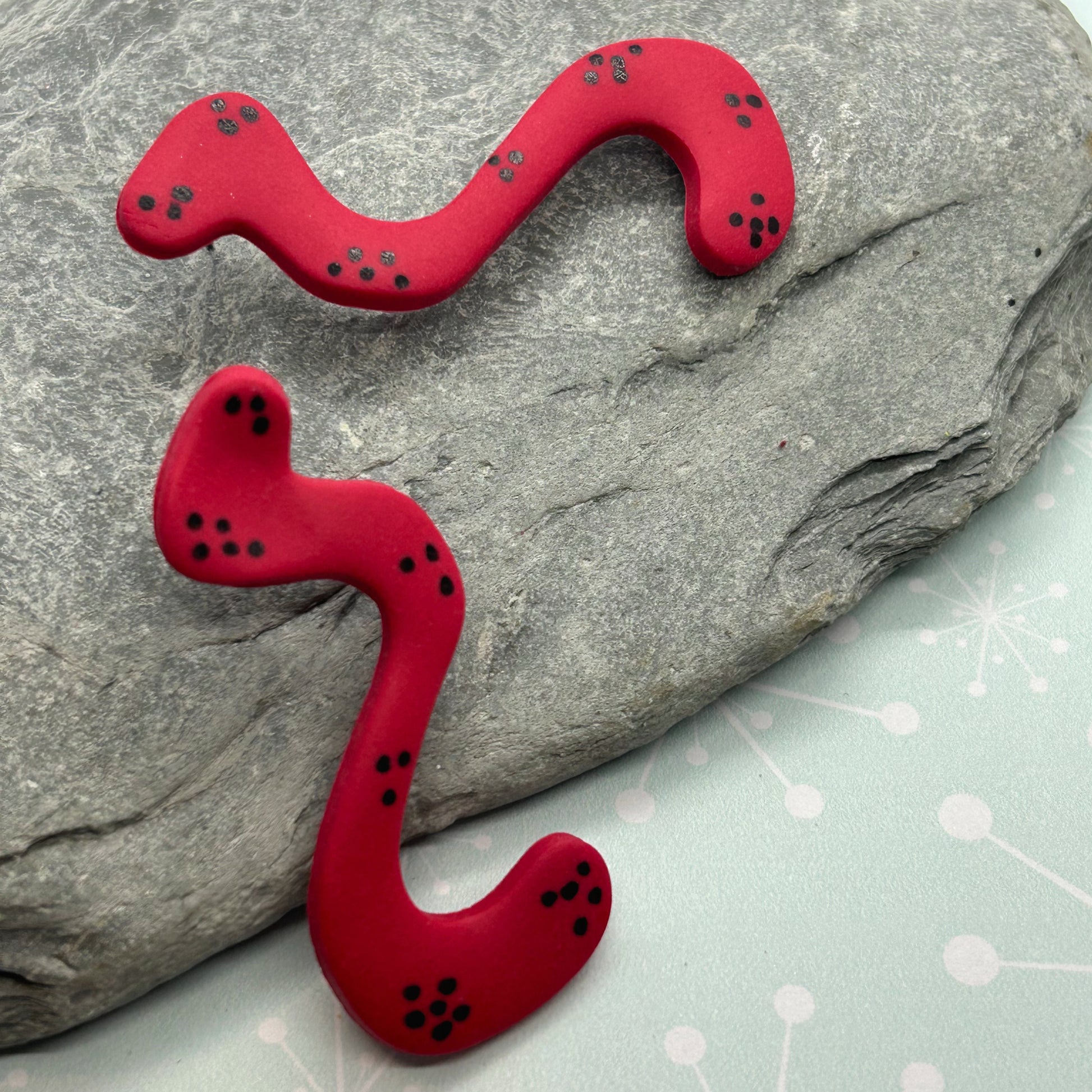 Jelly Snake Studs - The Argentum Design Co
