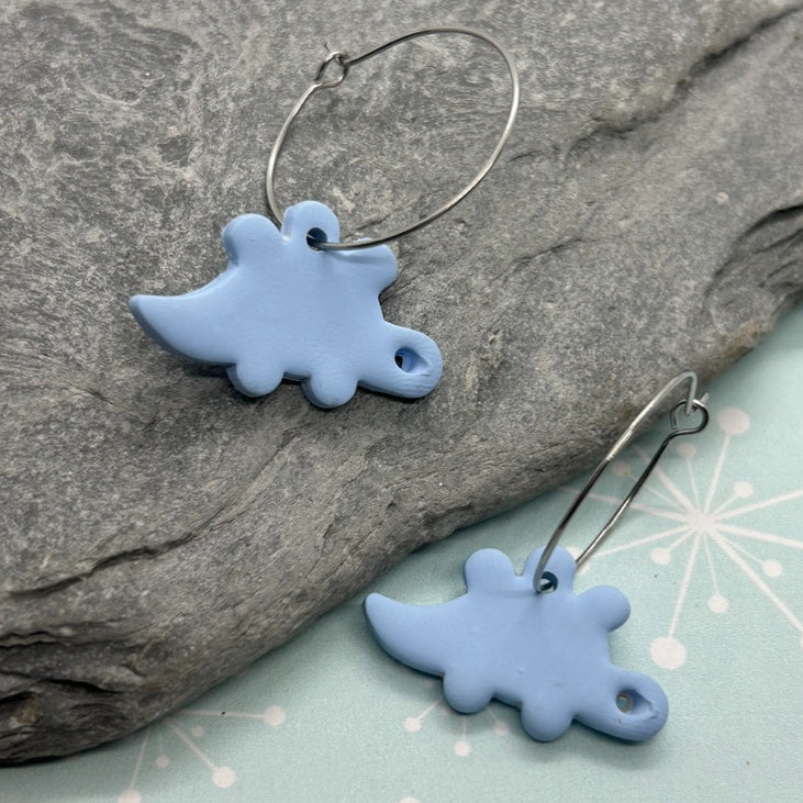 Mini Dino Earrings - The Argentum Design Co