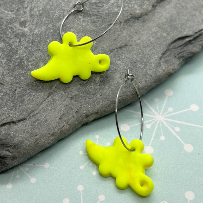 Mini Dino Earrings - The Argentum Design Co