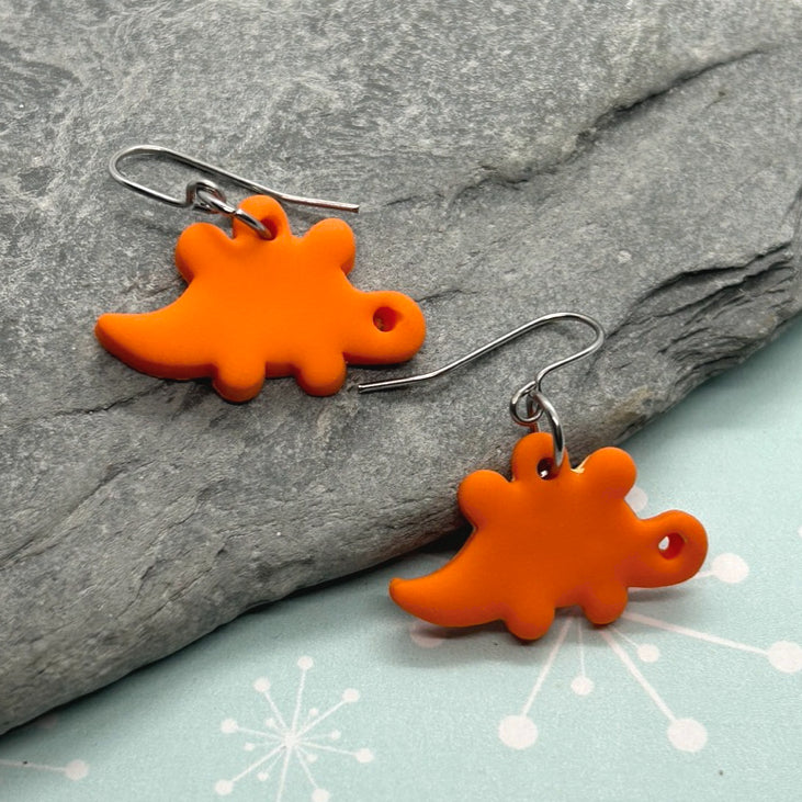 Mini Dino Earrings - The Argentum Design Co