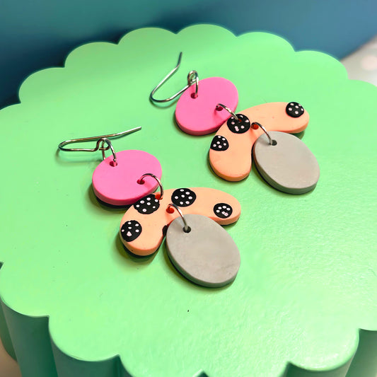 Petals Wire Dangle Earrings
