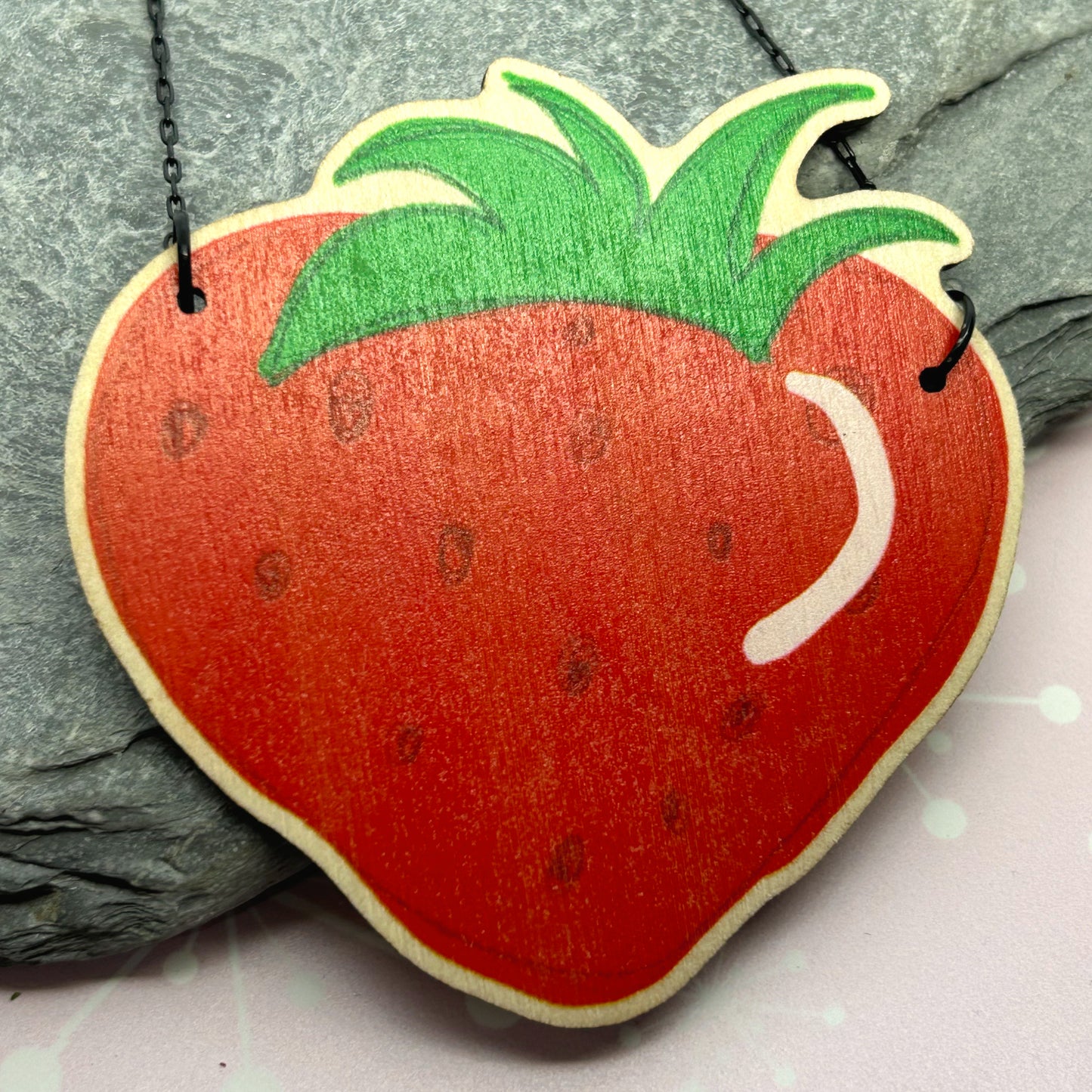 Strawberry Necklace - The Argentum Design Co