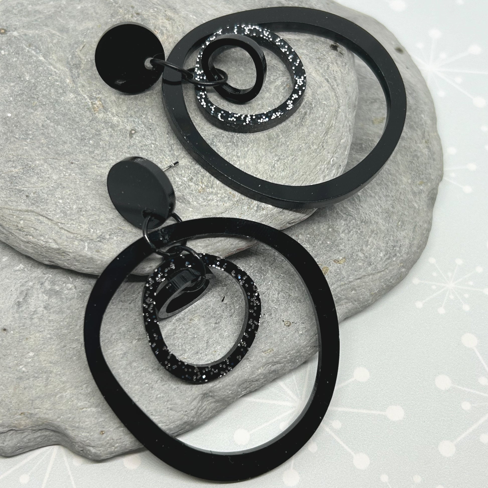 Wonky Hoops - The Acrylic Edit - The Argentum Design Co