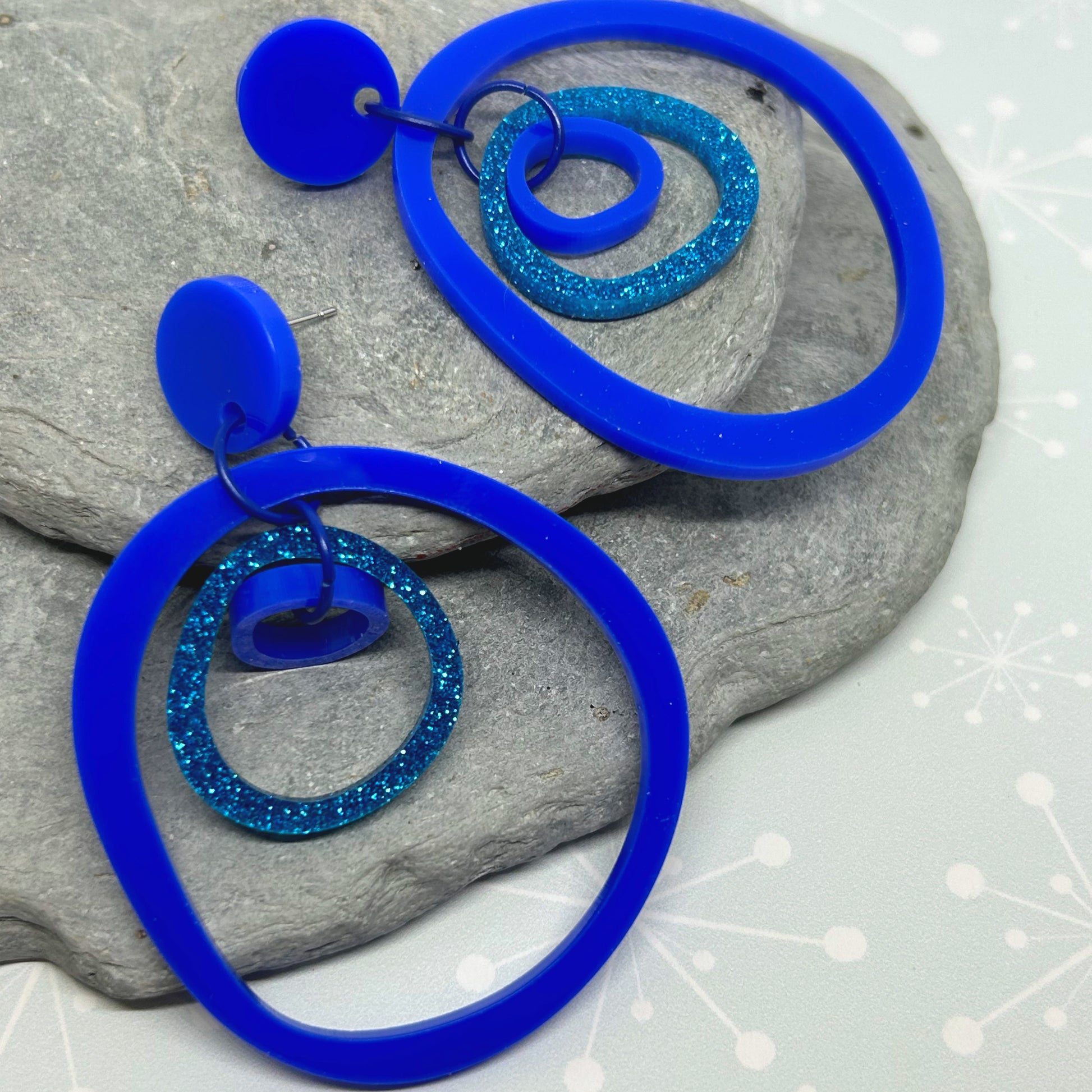 Wonky Hoops - The Acrylic Edit - The Argentum Design Co