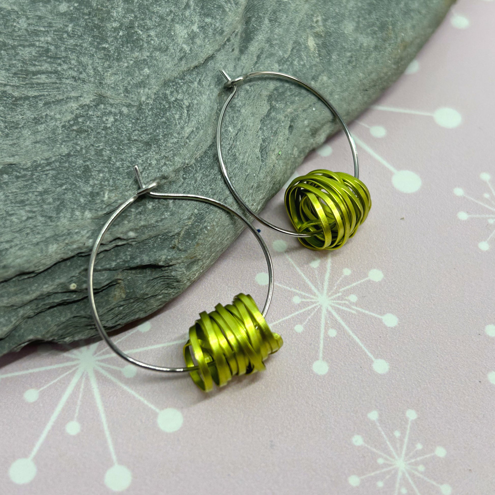 You're winding me up ear hoops - The Argentum Design Co