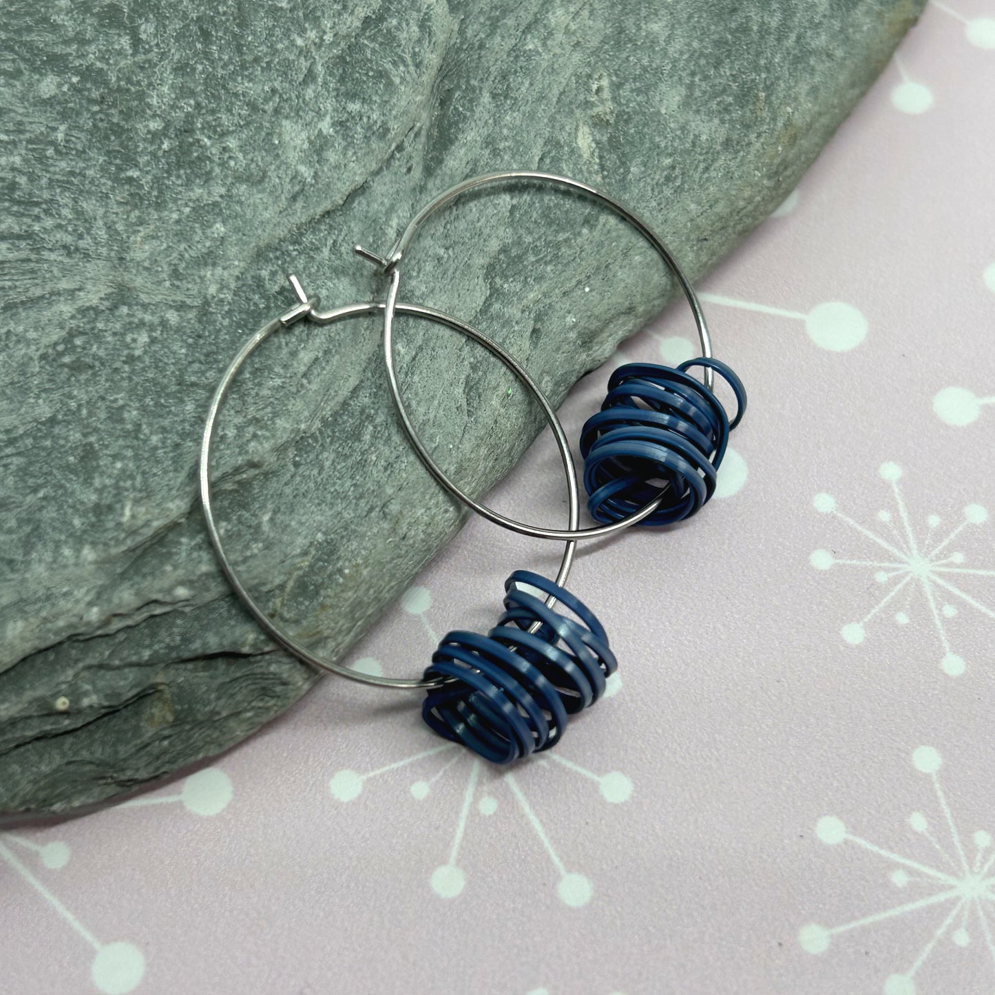 You're winding me up ear hoops - The Argentum Design Co
