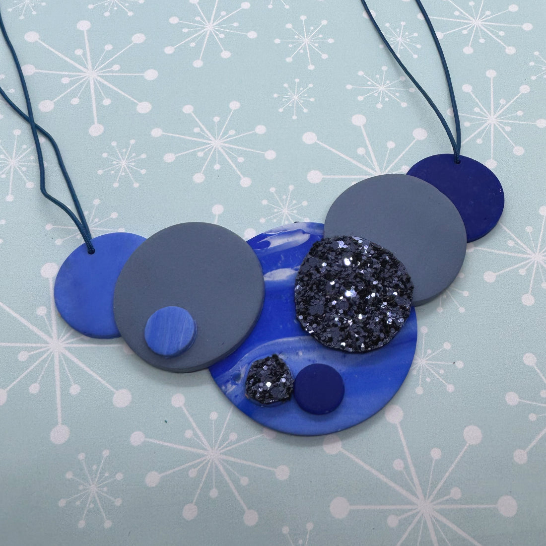 Sparkly Circle Necklace - The Argentum Design Co