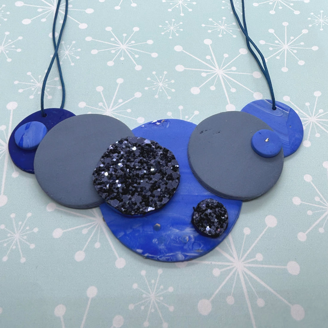 Sparkly Circle Necklace - The Argentum Design Co