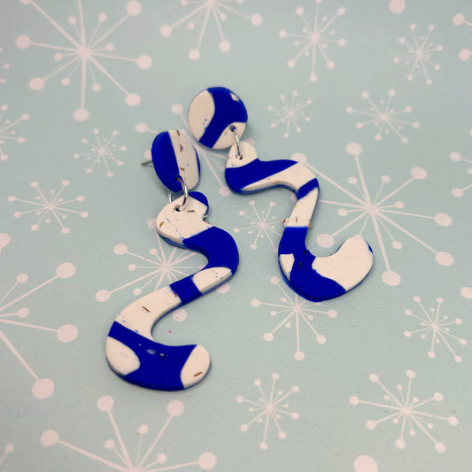 Jelly snakes ltd ed blue and white - The Argentum Design Co