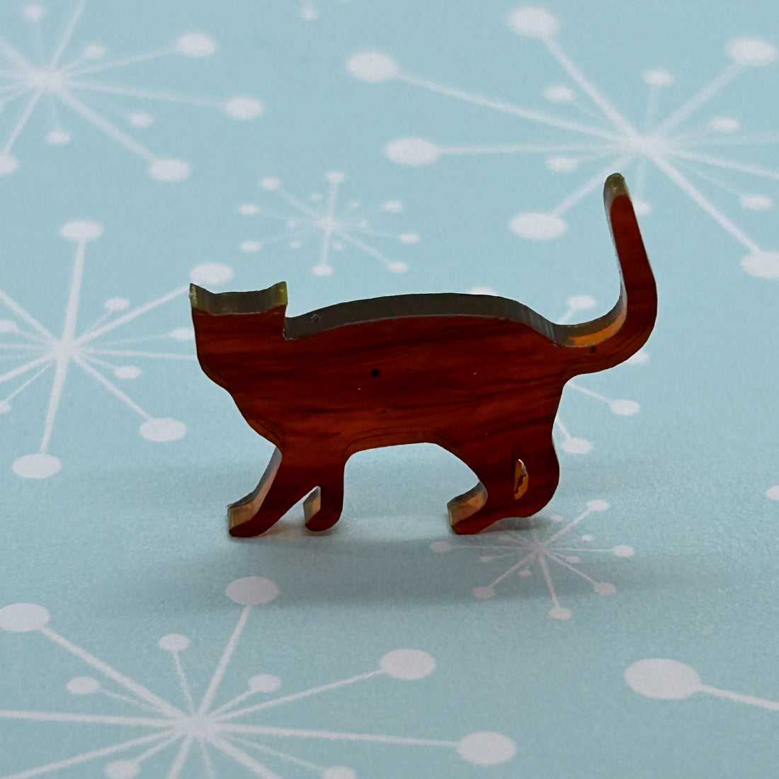 Acrylic cat necklaces and brooches - The Argentum Design Co