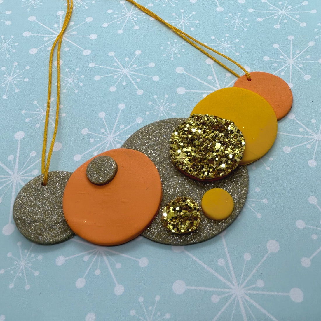 Sparkly Circle Necklace - The Argentum Design Co